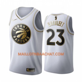 Maillot NBA Toronto Raptors Fred VanVleet 23 Nike 2019-20 Blanc Golden Edition Swingman - Homme